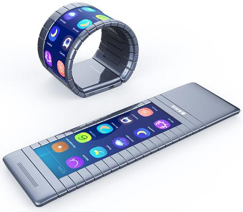中国墨希科技公司发布可弯曲手机