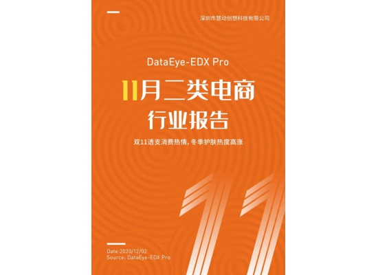 DataEye-EDX Pro11月二类电商